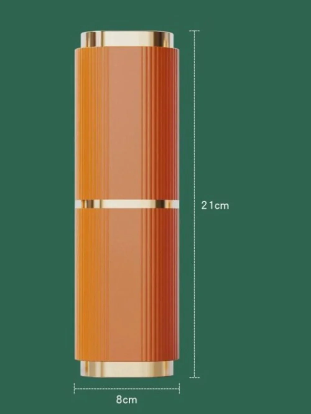 Toothbrush Holder Storage Organizer Orange and Gold